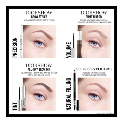 dior brow powder|diorshow brow styler blonde.